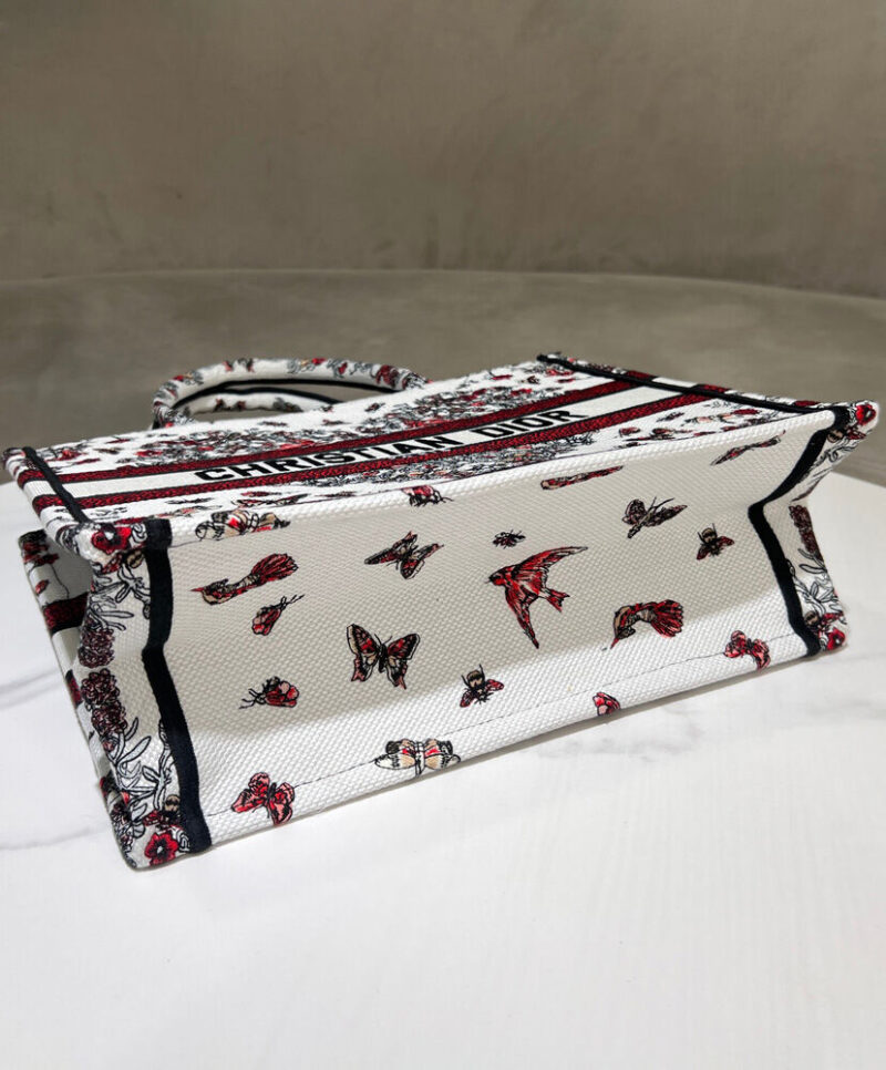 Christian Dior Medium Dior Book Tote M1286 Red
